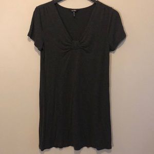 Heather dark grey dress